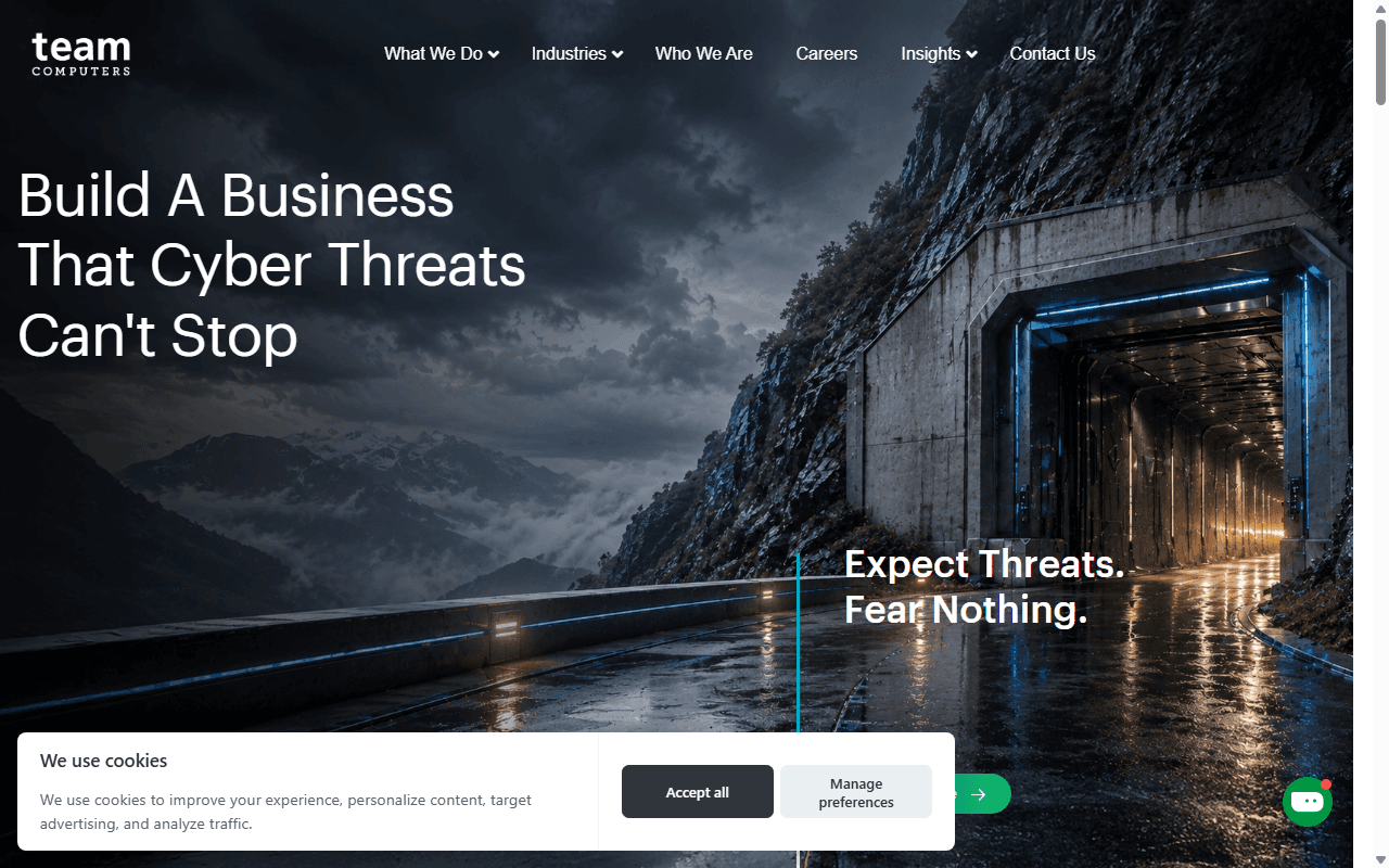 Team Computer deployed website